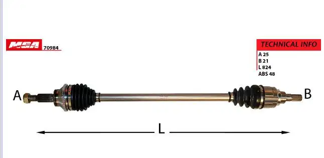 MGA 70984 Arka Aks 8200939996 resmi
