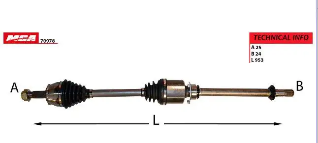 MGA 70978 Ön Aks (Sağ) 51983848 resmi