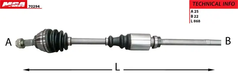 MGA 70294 Ön Aks (Sağ) 32730X resmi