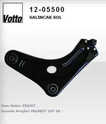 VOTTO 12-05500 Alt Salıncak (Sol) 3520R7 resmi