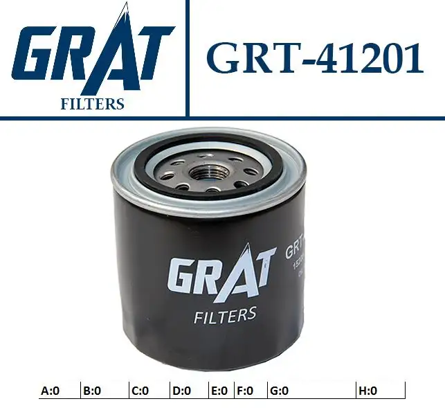 GRAT 41201 Yağ Filtresi 15208BN30A resmi
