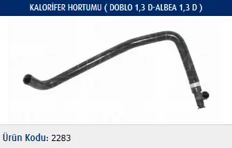 MASTER M2283 Kalorifer Hortumu 51719582 resmi