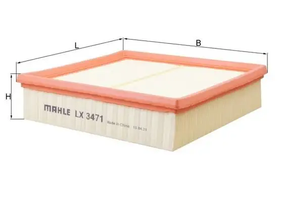 MAHLE LX3471 Hava Filtresi A6510940204 resmi