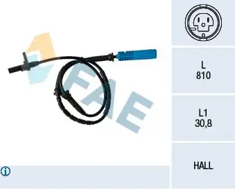 FAE 78338 ABS Hız Sensörü (Ön) resmi