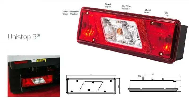 FARBA 14309E Stop Lambası (Sol) BK3113405 resmi