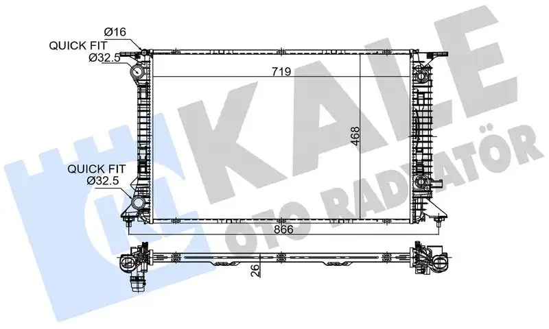 KALE 353400 Radyatör resmi