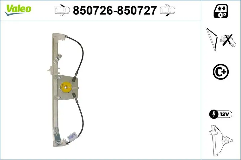 VALEO 850726 Ön Cam Krikosu (Sol) resmi