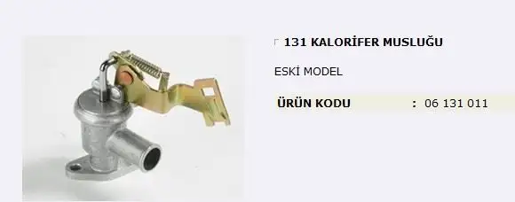 MITA 06131011 Kalorifer Musluğu 4346568M resmi