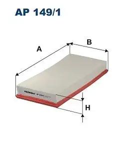 FILTRON AP149/1 Hava Filtresi 1J0129620 resmi