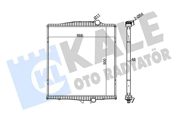 KALE 349390 Radyatör resmi