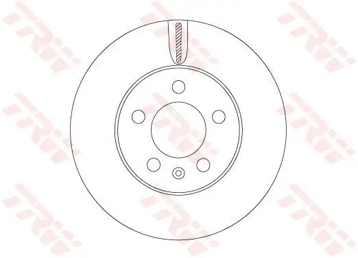 TRW DF6584 Ön Fren Diski 2Q0615301G resmi