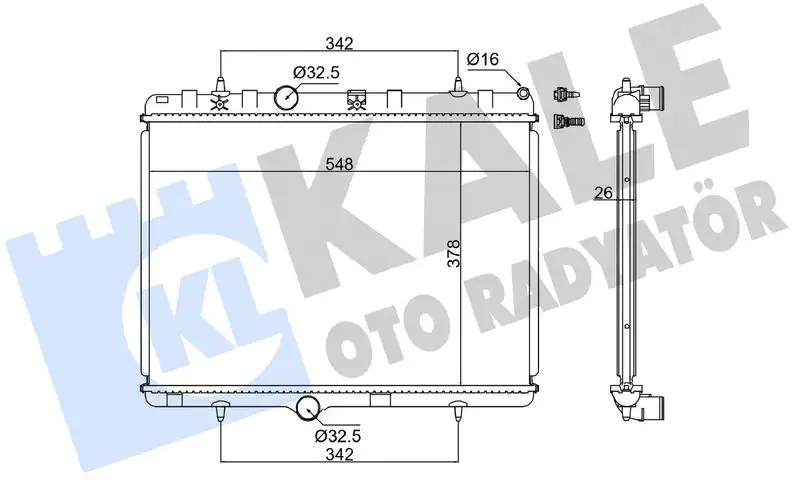 KALE 352500 Radyatör resmi