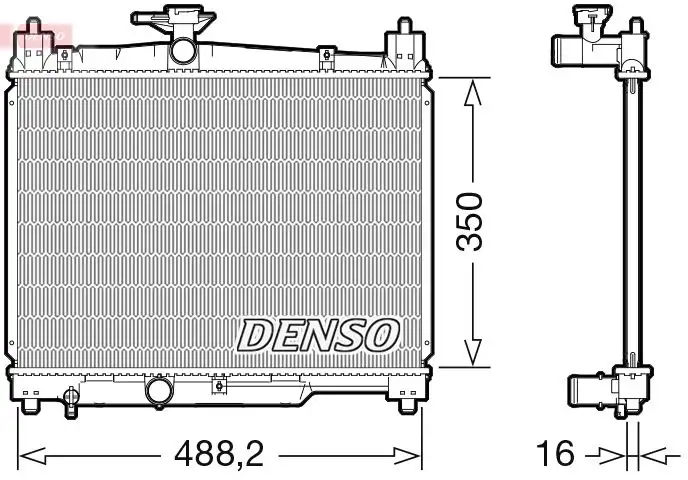 DENSO DRM50101 Radyatör resmi