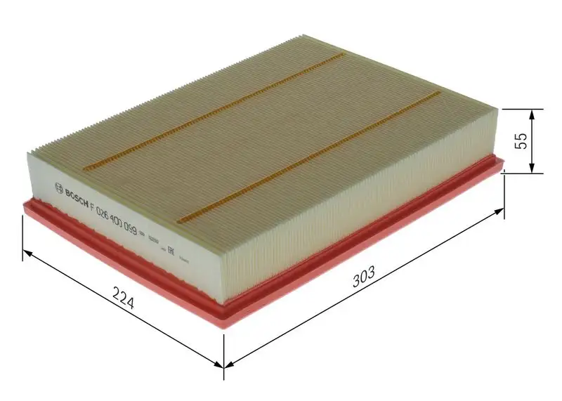 BOSCH F026400099 Hava Filtresi PHE000112 resmi