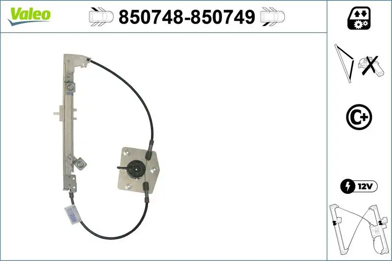 VALEO 850748 Arka Cam Krikosu (Sol) 51899293 resmi