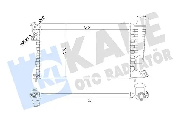 KALE 351810 Radyatör resmi