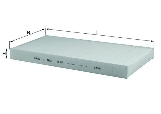 MAHLE LA117 Polen Filtresi resmi