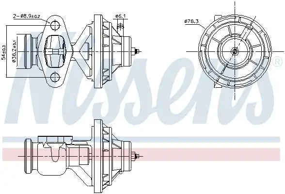 NISSENS 98342 EGR Valfi resmi