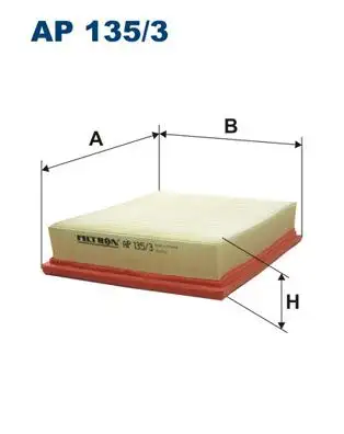 FILTRON AP135/3 Hava Filtresi 165469490R resmi