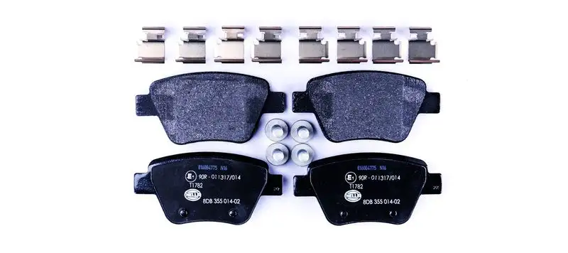 HELLA 8DB355014-021 Arka Fren Balatası resmi