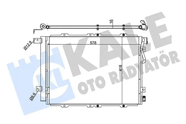 KALE 342540 Klima Radyatörü 976063E601 resmi