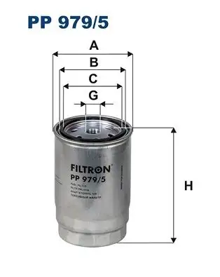 FILTRON PP979/5 Yakıt Filtresi 319221K800 resmi