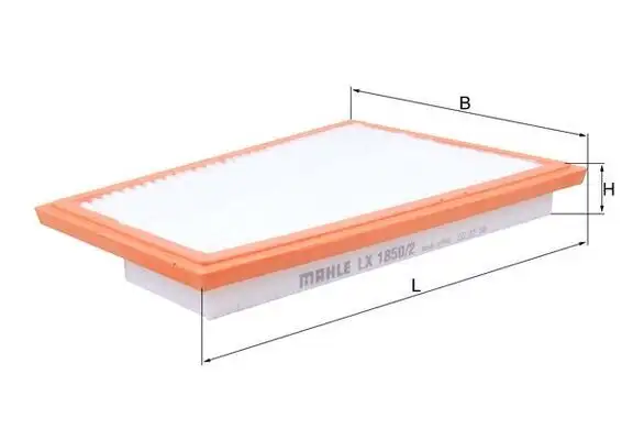 MAHLE LX1850/2 Hava Filtresi resmi