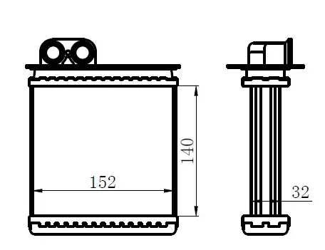 ORIS KME011032 Kalorifer Radyatörü 0038359001 resmi
