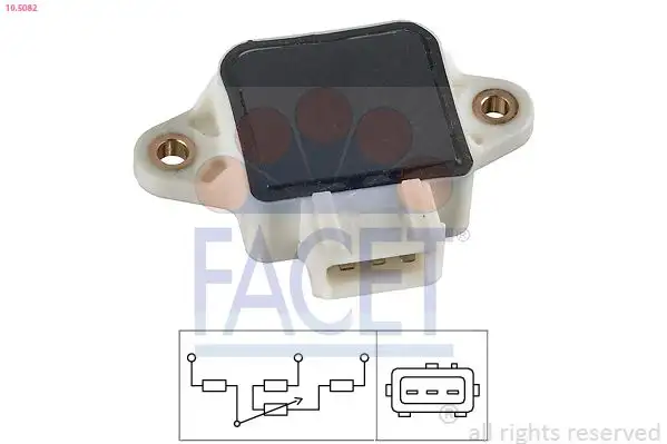 FACET 10.5082 Gaz Kelebeği Sensörü 7701044753 resmi