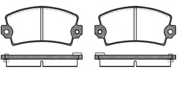 MGA 55131 Ön Fren Balatası 7702127301 resmi