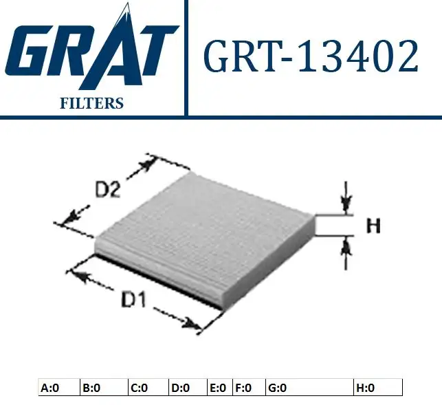 GRAT 13402 Polen Filtresi 647945 resmi