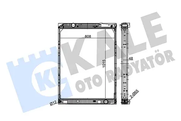 KALE 349555 Radyatör resmi