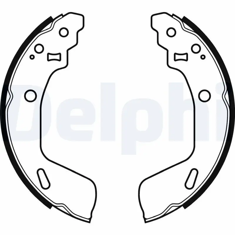 DELPHI LS2073 Arka Fren Balatası 5320068L01 resmi