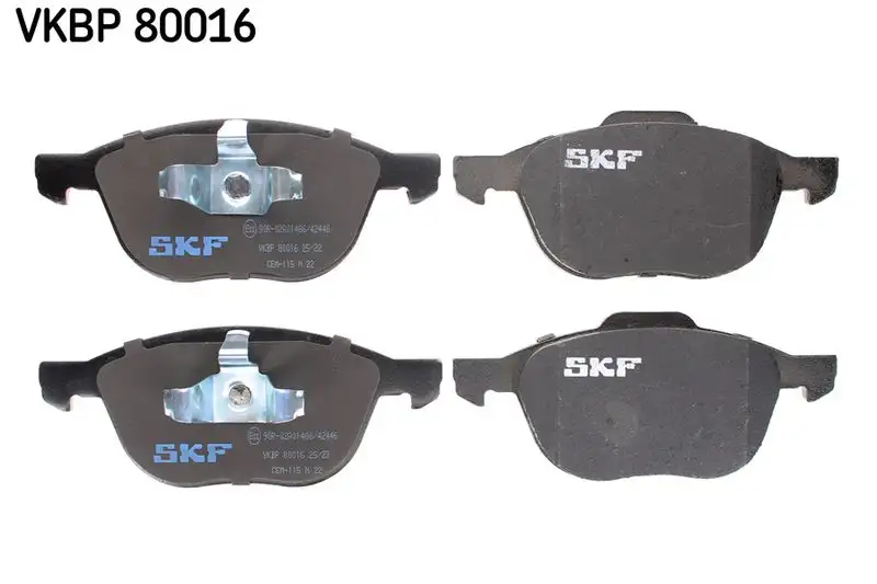 SKF VKBP80016 Ön Fren Balatası resmi