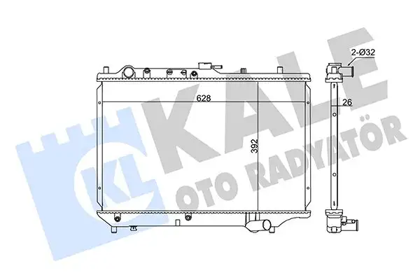 KALE 342010 Radyatör BP2615200F resmi
