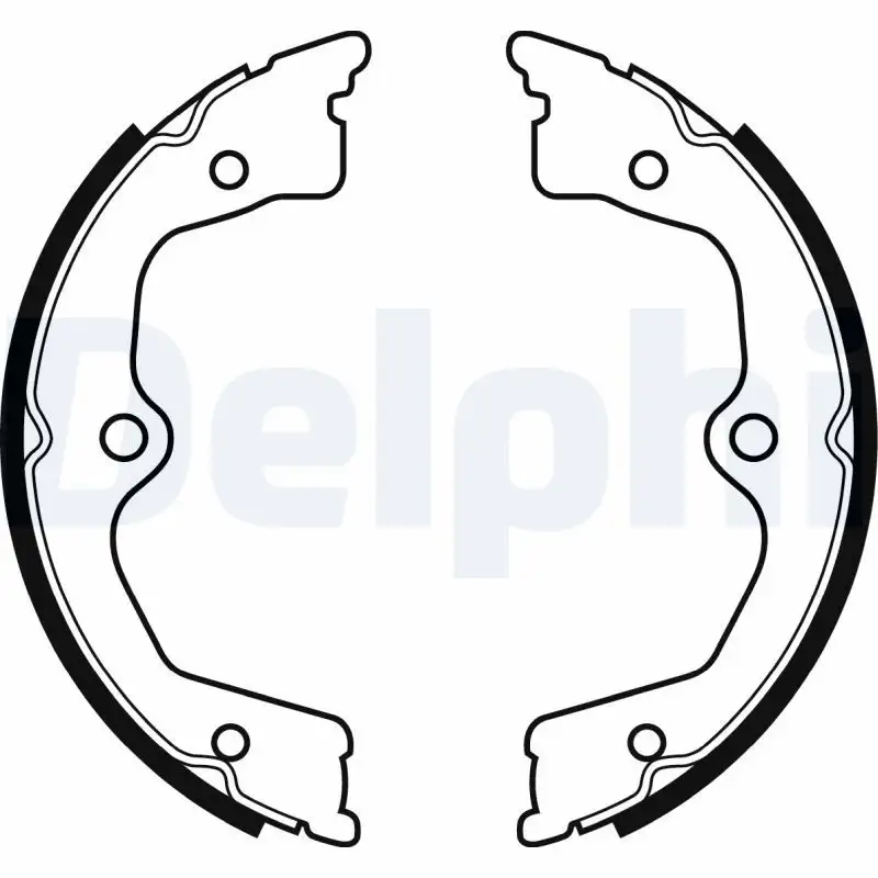 DELPHI LS2033 El Fren Balatası 43053SJAE00 resmi