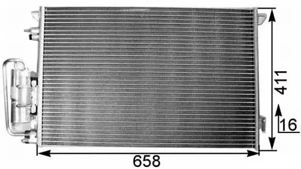 MGA 82145 Klima Radyatörü 1850076 resmi