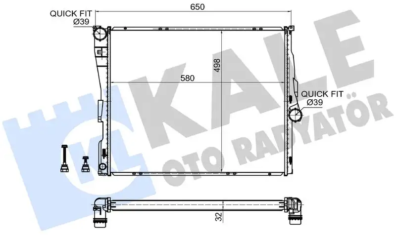 KALE 354500 Radyatör resmi