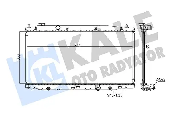 KALE 347765 Radyatör 19010RB0E91 resmi