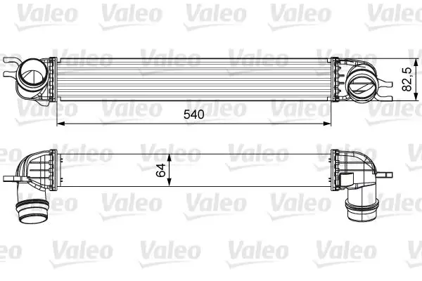 VALEO 818605 Turbo Radyatörü 17518506904 resmi