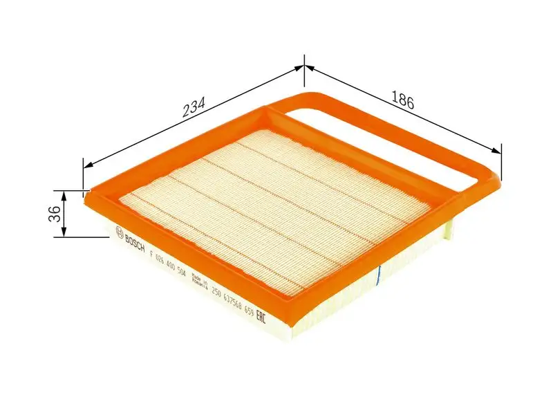 BOSCH F026400504 Hava Filtresi A2760940504 resmi