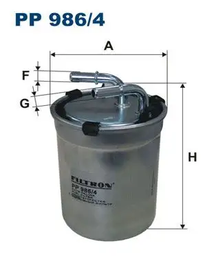 FILTRON PP986/4 Yakıt Filtresi 6C0127400 resmi