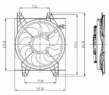 ORIS FHY02200C Fan Motoru 9773025000 resmi