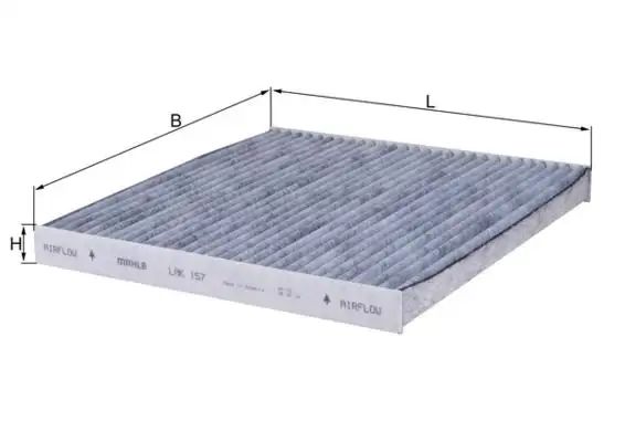 MAHLE LAK157 Polen Filtresi (Karbonlu) 0897400850 resmi