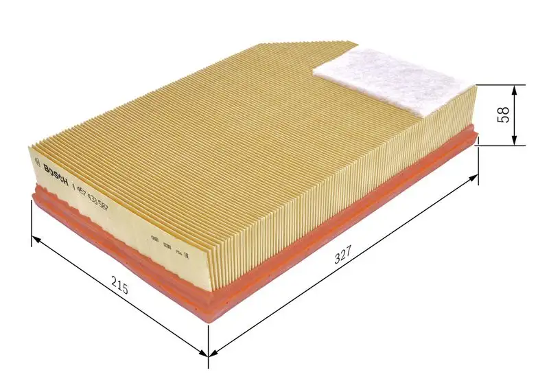 BOSCH 1457433587 Hava Filtresi 8638600 resmi