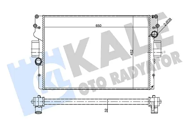 KALE 356410 Radyatör resmi