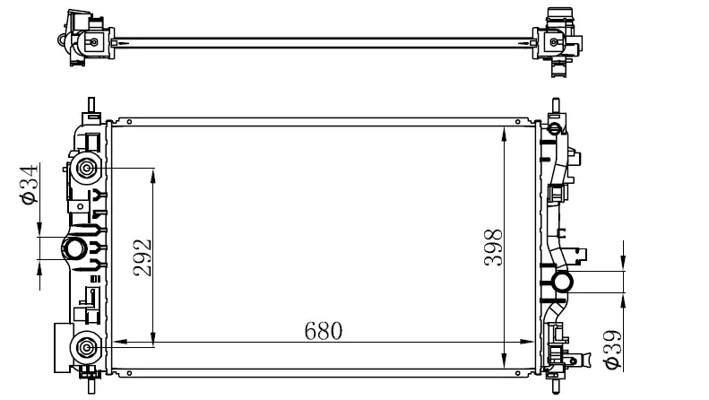 ORIS BOP513026 Radyatör 1300306 resmi