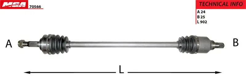 MGA 70566 Ön Aks (Sağ) resmi