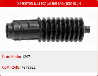 MASTER M1297 Rot Körüğü (Sağ) 4373922 resmi
