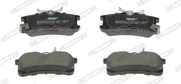 FERODO FDB1895 Arka Fren Balatası 0446602060 resmi